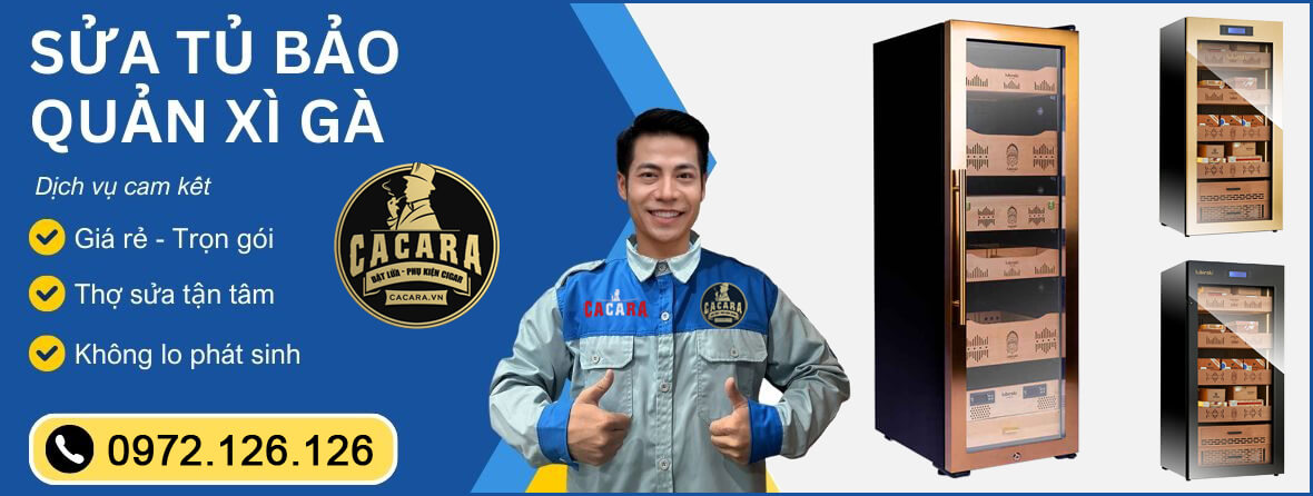 Dịch vụ sửa tủ bảo quản cigar rượu vang chuyên nghiệp